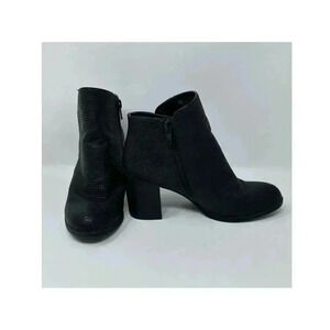 Naturalizer Holt‎ Vegan Faux Leather Booties Black - Size 6 M